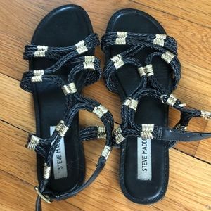 Black Steve Madden sandals